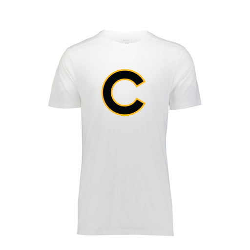 [FTSCUBWH-AS-LOGO2] Decker Men's Tri-Blend T-Shirt - Short Sleeve (Adult S, White, Logo 2)