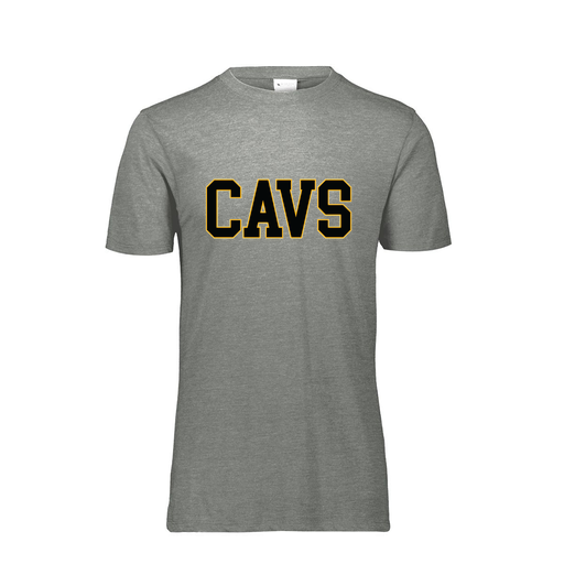 [FTSCUBGY-AS-LOGO3] Decker Men's Tri-Blend T-Shirt - Short Sleeve (Adult S, Gray, Logo 3)