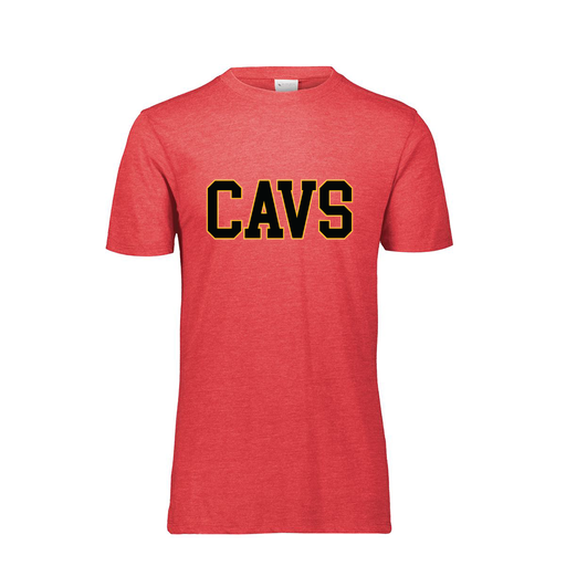 [FTSCUBRD-AS-LOGO3] Decker Men's Tri-Blend T-Shirt - Short Sleeve (Adult S, Red, Logo 3)