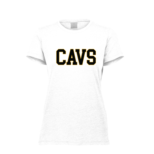 [FTSCUBWH-FAXS-LOGO3] Decker Women's Tri-Blend T-Shirt - Short Sleeve (Female Adult XS, White, Logo 3)