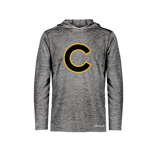 [FOLHCGBK-AS-LOGO2] Decker Men's Charge Hoodie (Adult S, Black, Logo 2)